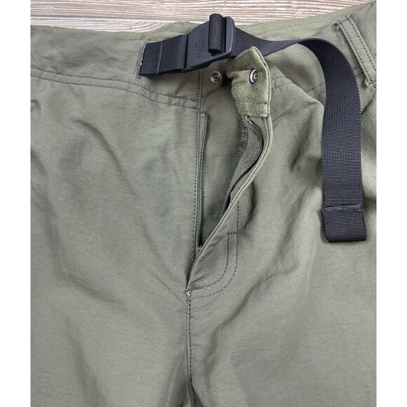 The North Face Convertible Pants/Shorts Mens 32 Green Nylon Ripstop Hiking Camp - Picture 8 of 16